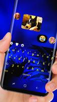 Blue Zebra HD Wallpaper Yellow Font Keypad screenshot 2