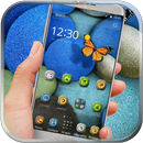blue butterfly stone water launcher APK