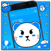 Tema Blue Anime Cat