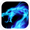 Blue Flaming Dragon Theme
