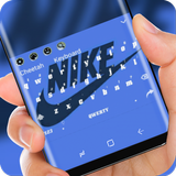 Blue Keep Fit Keyboard theme icon