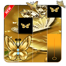Gold Butterfly Piano Tiles APK
