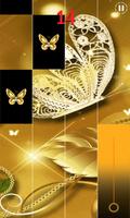 Gold Butterfly Piano Tiles captura de pantalla 1