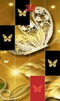 Gold Butterfly Piano Tiles captura de pantalla 2