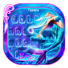 Underwater Shiny Mermaid Keyboard Theme ikon