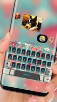 Cute Animal Art Wallpaper Keyboard Theme capture d'écran 2