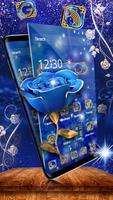 3D Blue Rose Gold স্ক্রিনশট 1