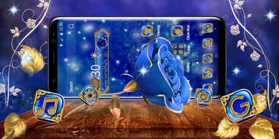 3D Blue Rose Gold স্ক্রিনশট 3