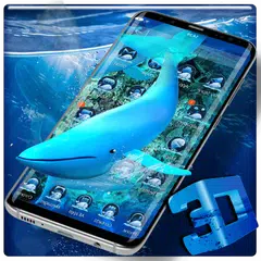 3D Blue Whale Simulator Theme APK download