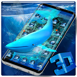 Thème 3D Blue Whale Simulator icône