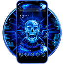 Blue skull Devil Theme APK