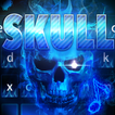 Flaming Skull  keyboard Theme