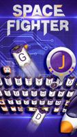 blue space fighter keyboard orange rocket armor Ekran Görüntüsü 1