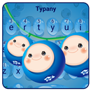 Teclado de dibujos animados de arándano APK