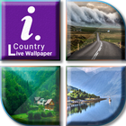 Best Country live wallpaper أيقونة