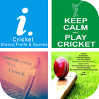 Cricket Status,Trolls & Quotes icône