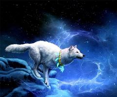 Ice Wolf 3D Live Wallpaper plakat