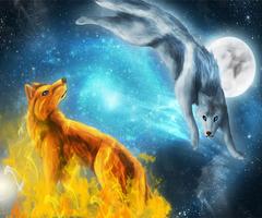 Ice Wolf 3D Live Wallpaper imagem de tela 1