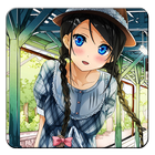 Anime Girl HD Wallpapers icône