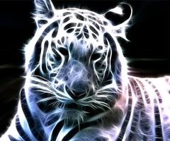 Neon Tiger Wallpapers capture d'écran 2