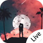 Black Couple Shadow Live Wallpaper biểu tượng