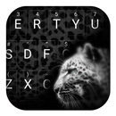 Black Cheetah Theme&Emoji Keyboard-APK