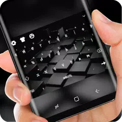 Скачать Black Cube Cool Keyboard for Huawei 10 APK