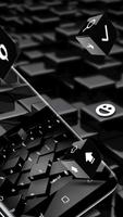 Black Cube Cool Keyboard for Huawei 10 Ekran Görüntüsü 1