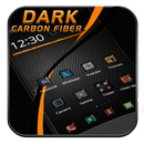 Hitam Carbon Fiber Tema APK