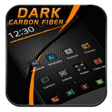 Black Carbon Fiber Theme icon