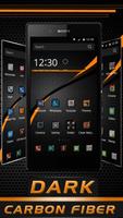 Black Carbon Fiber Theme اسکرین شاٹ 1