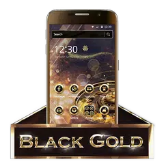 Black Gold Rich Theme APK Herunterladen