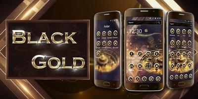 Black Gold Rich Theme capture d'écran 3
