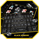 Black Diamond Theme&Emoji Keyboard APK