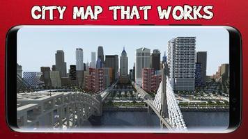 Big city maps for MCPE poster