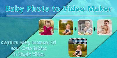 Baby Photo to Video Maker Affiche