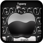 Black Apple Keyboard Theme ikona