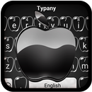 Black Apple Keyboard Theme APK