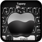 ikon Black Apple Keyboard Theme