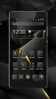 Black Luxury Theme for Huawei پوسٹر