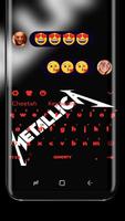 Black Keyboard for Metallica Affiche