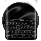 Черная шелковая клавиатура иконка