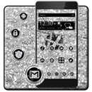 Silver Love Black Glitter APK