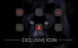 Black Space Technology Icon Pack screenshot 2