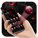 Tema Estereo Preto Vermelho APK