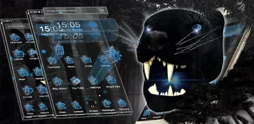Черная тема Panther 3D