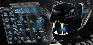 Schwarzes Panther 3D Theme