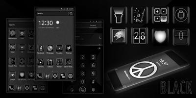 Black Cool Neat Theme ảnh chụp màn hình 3