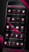 Black Pink Simple Theme screenshot 2