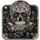 Black Rose Skull keyboard APK
